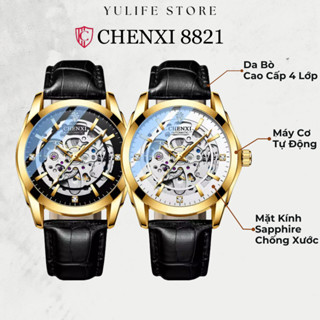 Đồng hồ cơ nam CHENXI CX-8821g (Máy cơ siêu mỏng)