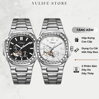  Đồng hồ nam cơ tự động cao cấp DULUNWE 6043 kiểu dáng công sở sang trọng 