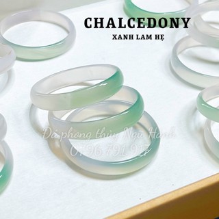 Vòng tay bản hẹ mã nao xanh lam sdep size 52-56mm