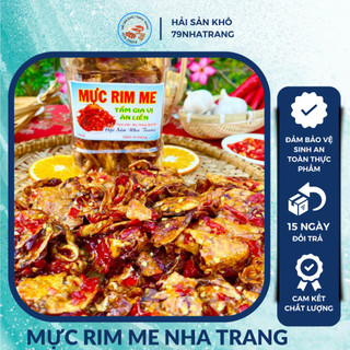 Mực rim me cay đặc sản Nha Trang, khô mực rim me ăn liền và rim sa tế nguyên con cay nhẹ đậm vị ngon 250gr/ 500gr