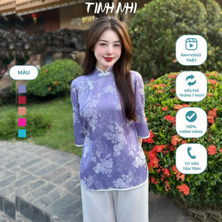 Pháp phục đi lễ lụa tiên hạc TINH NHI mềm mại thoải mái PP97
