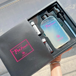 Set Sữa Tắm Nước Hoa Trắng Da Tự Pha Màu PINK PETALS 420ML NO.0295