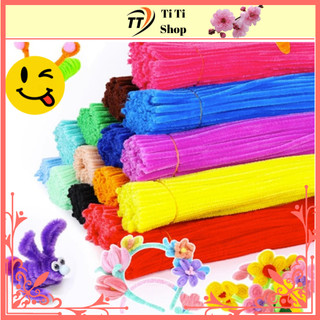 Sỉ 100 cành kẽm Nhung làm hoa trang trí sợi kẽm nhung