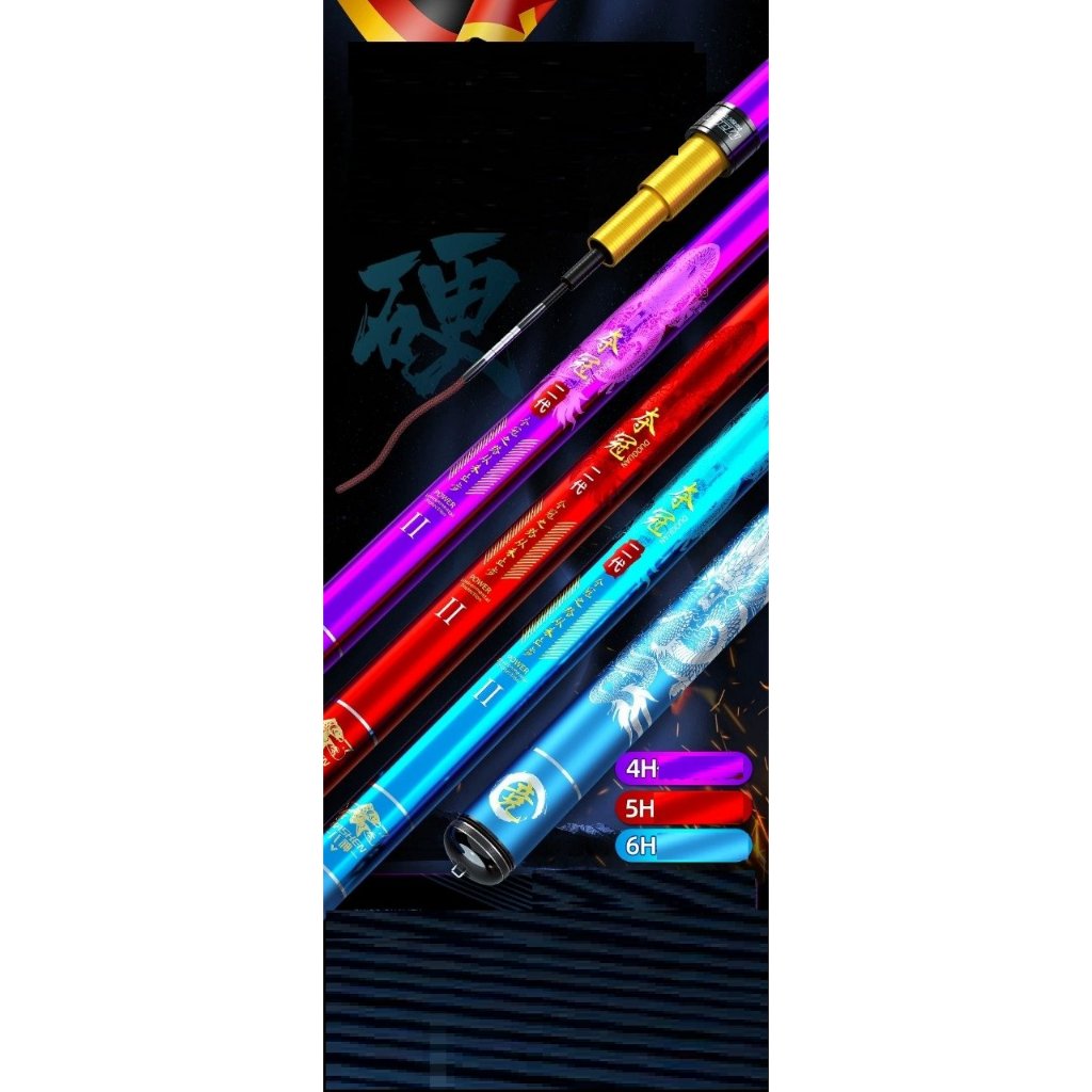 [Xả Đồng Giá 3m6 - 9m] Cần Câu Tay Guide Bashen Thắng Lợi - Độ cứng 4H/ 5H/ 6H - Tặng kèm 1 ngọn phụ