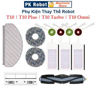 Phụ kiện Thay Thế Robot Hút Bụi T10, T10 Plus, T10 Turbo, T10 Omni, Chổi Lăn, Chổi Cạnh, Lọc Hepa, Túi Bụi, Khăn Lau