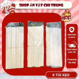 Bò bía đường bò bía 6 túi nhỏ, gồm 18 thanh đường bò bía 100% NHÀ LÀM