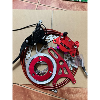 Combo phanh đĩa sau xe điện chuyển cơ sang đĩa
