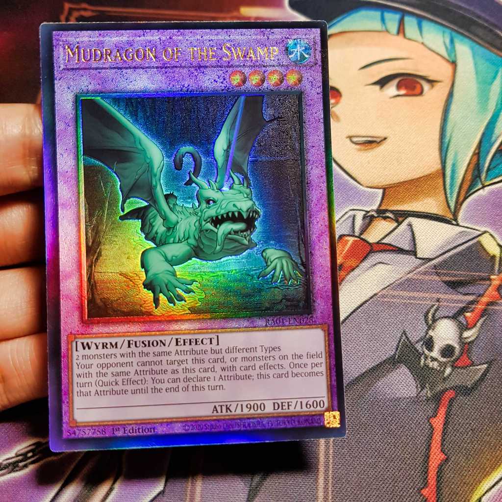 Thẻ bài Yugioh chính hãng | Mudragon of the Swamp | RA01 Ultimate Rare