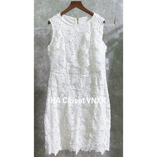 Đầm Trắng Ren Simply Xuất Dư
