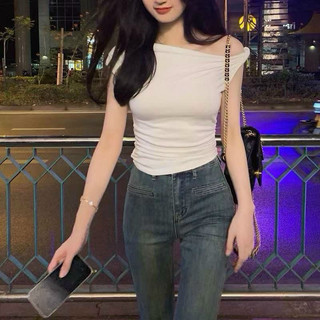 ÁO THUN KIỂU 1 TAY LỆCH XOÉN