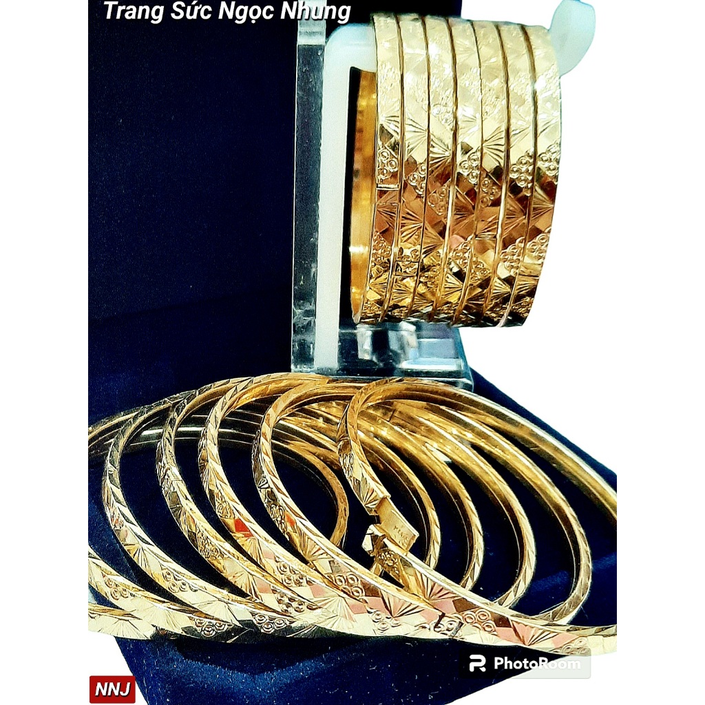 Vòng ximen đồng đỏ bản vuông chạm máy có khóa-M1532