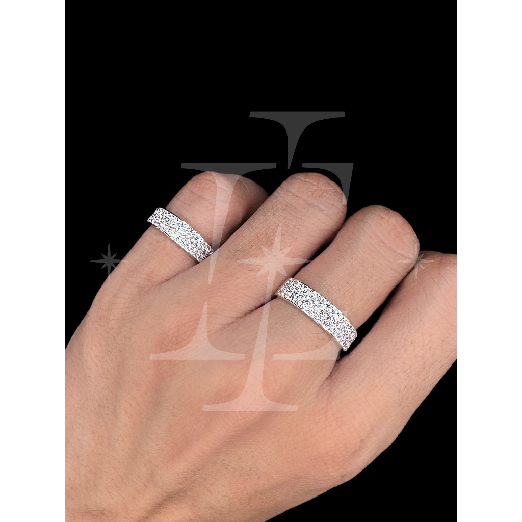 Nhẫn Bạc Lấp Lánh Đính Đá Basic Icecon ( Small Basic Ring Icecon )