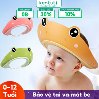 Mũ Gội Đầu Chắn Nước Bảo Vệ Tai Cho Bé 0 - 6 Tuổi, Có Thể Điều Chỉnh Kích Thước Theo Vòng Đầu Của Bé
