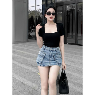 ÁO PHÔNG CỔ VUÔNG BASIC BIGSIZE 55-90KG