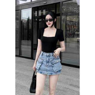ÁO PHÔNG CỔ VUÔNG BASIC BIGSIZE 55-90KG