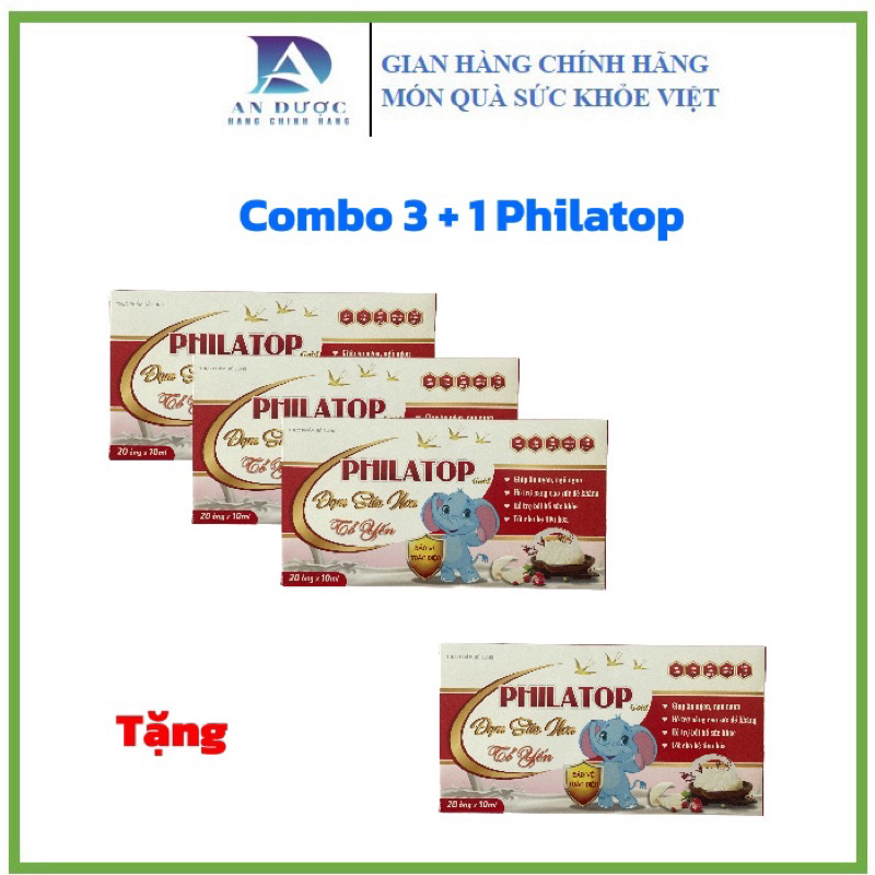 [Combo 3 tặng 1] Philatop Yến sào con voi