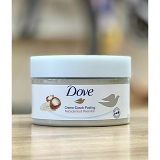Tẩy da chết toàn thân body dove bản đức 225ml
