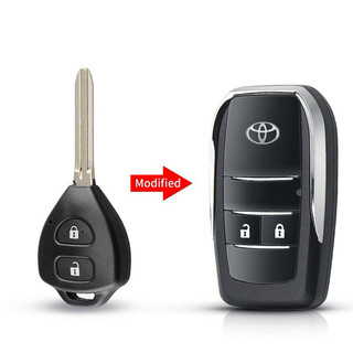 Remote độ gập theo chìa zin xe TOYOTA VIOS Avanza Innova 2015