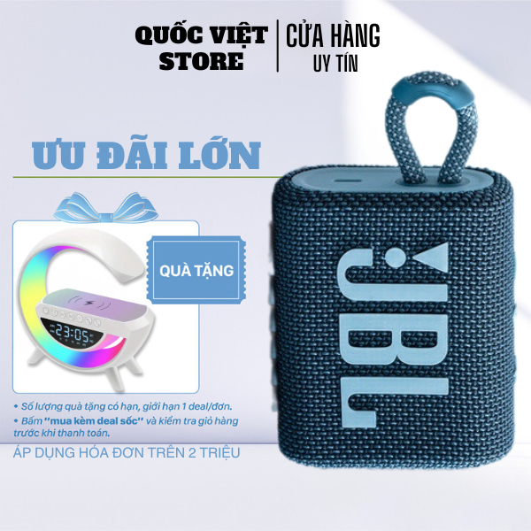 Loa Di Động JBL Go3, Loa Bluetooth Âm Thanh Sống Động, Chuẩn Kháng Nước IP67 | BigBuy360 - bigbuy360.vn