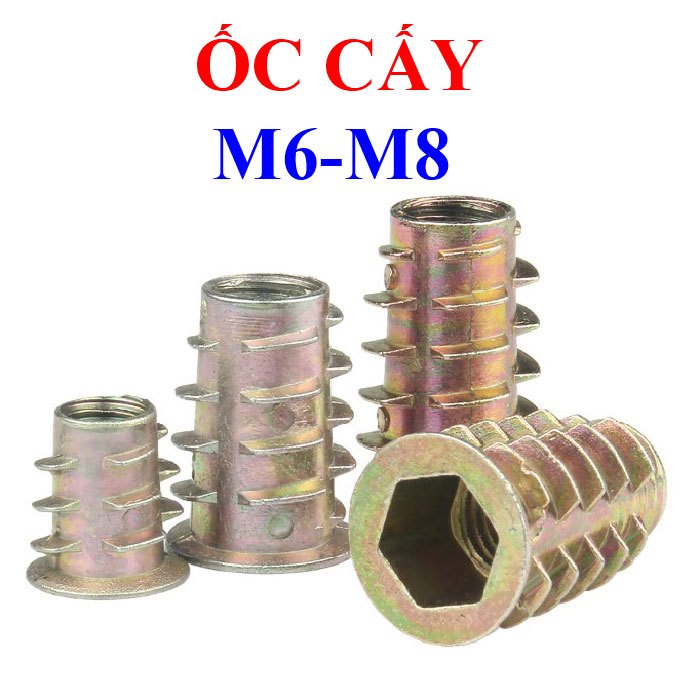ỐC CẤY CÓ TAI M6, M8, M10
