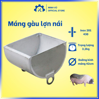 Máng cho heo, lợn nái dày 1,2mm
