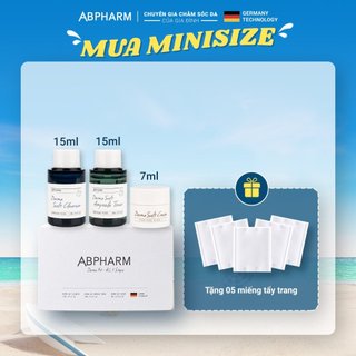  Combo 3 bước chăm sóc da, cấp ẩm và giúp phục hồi da chuyên sâu ABPHARM