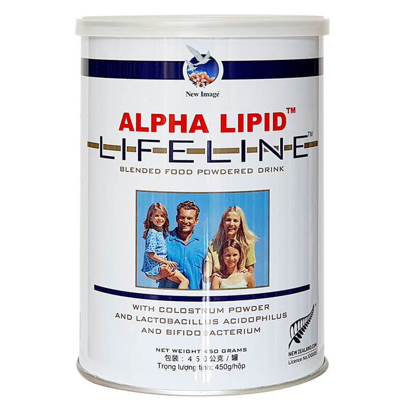 Sữa non Alpha Lipid Lifeline 450g chính hãng New Zealand