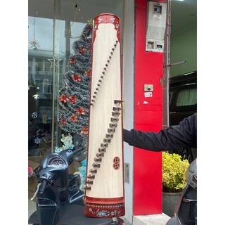 Đàn tranh gỗ hương đỏ 17 dây khảm trai