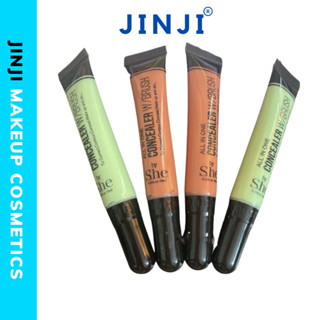 Che khuyết điểm She All In One Màu Cam Và Xanh che mọi khuyết điểm JINJI