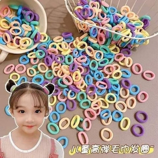 Sét 500 dây chun buộc tóc mix màu