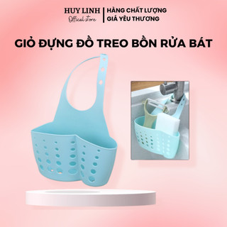 Giỏ đựng đồ treo bồn rửa bát đa năng bằng nhựa dẻo