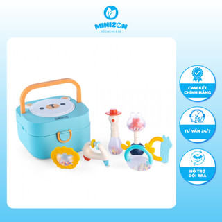 Hộp xúc xắc đèn nhạc Umoo UM-10100 kích thích khả năng sáng tạo và tư duy của bé | Minizon Kids