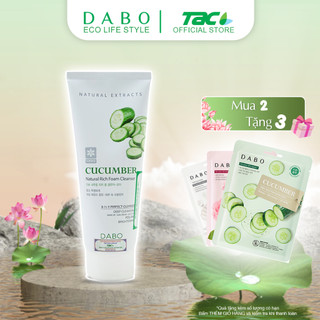 Sữa rửa mặt cao cấp tinh chất Dưa Leo 3 in 1 Cucumber Natural Rich Foam Cleanser 180ml