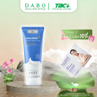 Sữa rửa mặt cấp ẩm dabo hyaluron creamy whip foam tac 150ml