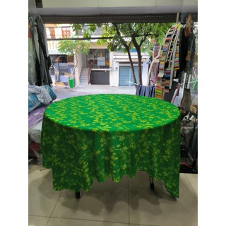 Khăn bàn vuông, khăn bàn tròn 2m x 1m8 họa tiết hoa anh đào