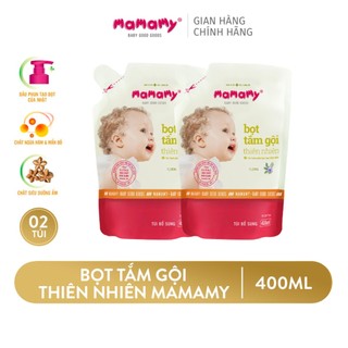Túi bọt tắm gội thiên nhiên Mamamy 200ml/400ml bỏ túi tiện lợi