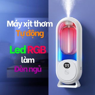 Máy phun tinh dầu tự động làm thơm phòng khử mùi tạo ẩm làm mát không khí thay thế đèn ngủ đèn trang trí phòng BC02