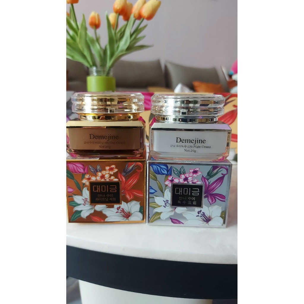 Kem Demejine Mụn – Trắng Da Ngày – Đêm – Kem Demejine Trắng Da, Mờ Vết Thâm Mụn, Nám.Tàn Nhang.Giữ Se Khít Lỗ Chân Lông | BigBuy360 - bigbuy360.vn