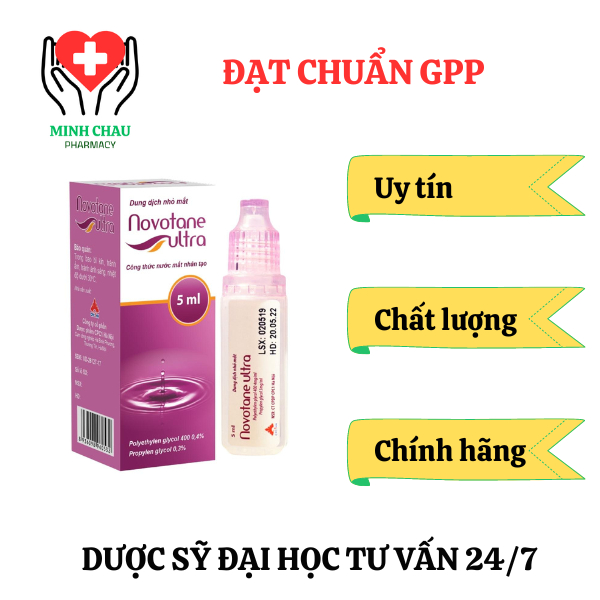 Nước mắt nhân tạo Novotane Ultra 5ml