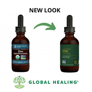 Dung dịch bổ sung kẽm thuần chay từ lá ổi Zinc Global Healing 60ml