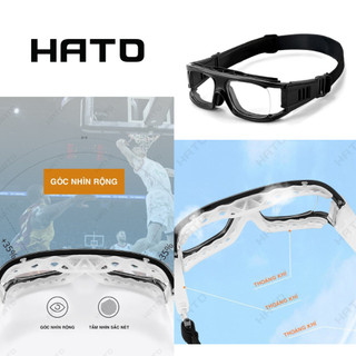 Hato - Gọng Kính Cận Loạn Chơi Thể Thao Đá Bóng, Bóng Rổ Chịu Lực Hato Panlees Góc Nhìn Rộng