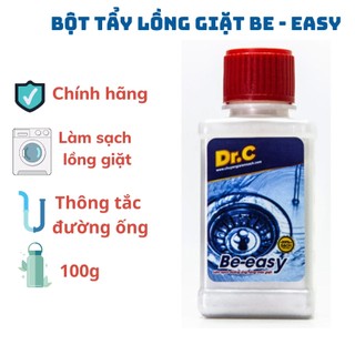 [CHỈ CÓ HỎA TỐC]  Chai Tẩy lồng máy giặt, khử mùi, chai thông cống đa năng BE-EASY 100g