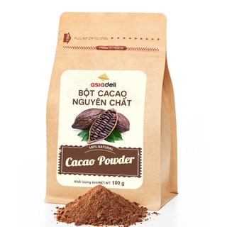 Bột Cacao Premium Asiadeli - Nguyên chất, Hảo Hạng