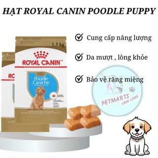 Thức ăn hạt Royal Canin Poodle Puppy 500g dành riêng cho dòng chó con Poodle từ 2-10 tháng tuổi