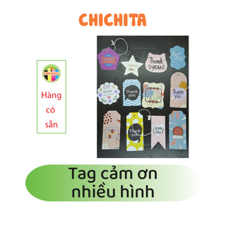 75g (90-100 tag) Tag cảm ơn nhiều hình ngẫy nhiên  CHICHITA TẶNG DÂY (Tag TK Hình+ D). Có sẵn
