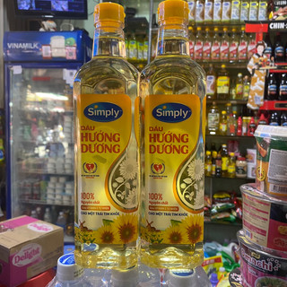 Dầu Hướng Dương Simply Chai 1L