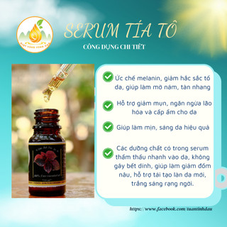 serum tinh dầu tía tô
