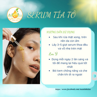 serum tinh dầu tía tô
