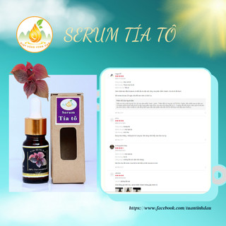 serum tinh dầu tía tô