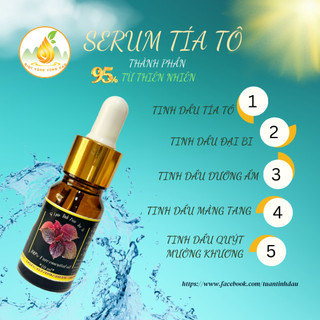 serum tinh dầu tía tô